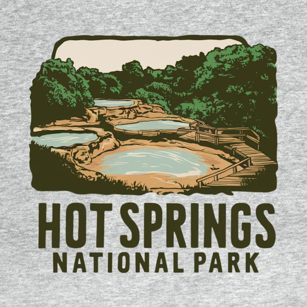 Hot Springs National Park Landscape by Perspektiva